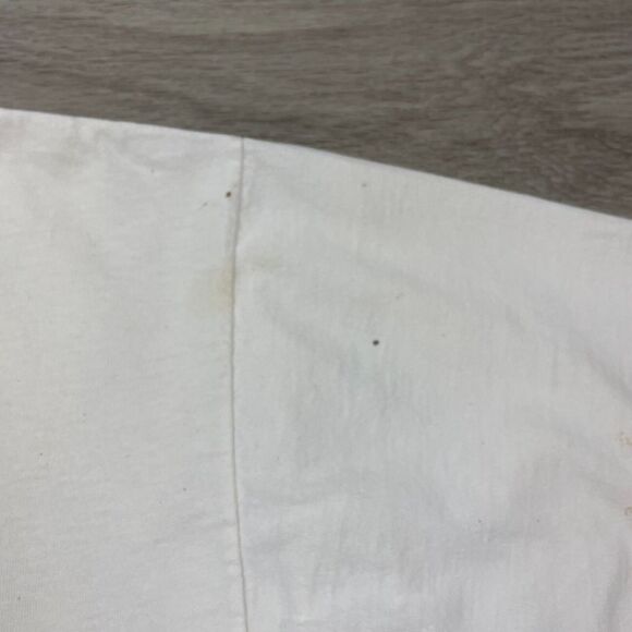 Vintage Shirt Mens Extra Large White University of Texas 90s Multicolor Retro - Picture 12 of 15